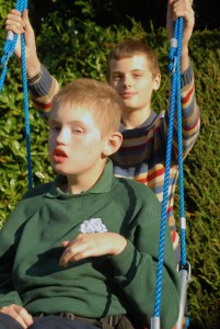 Young man caring for brother  188 copy
